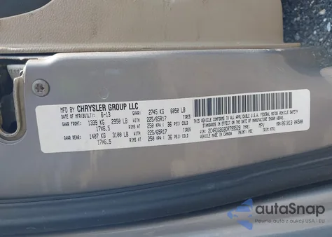 2013 Dodge Grand Caravan American Value Pkg z USA, uszkodzony, nr VIN 2C4RDGBG9DR799528